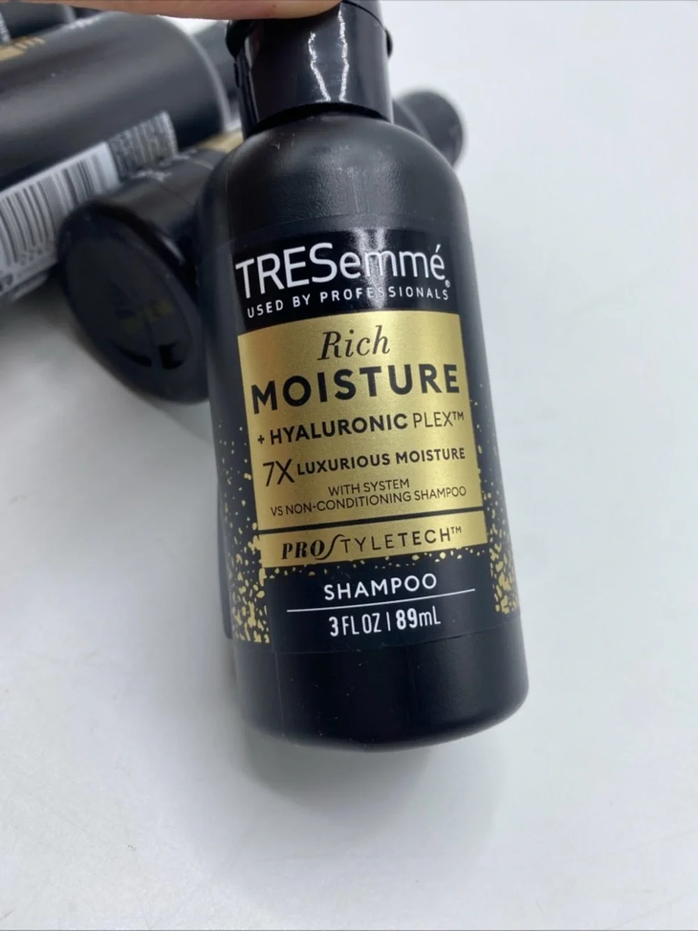 3 Tresemme Moisture Rich Luxurious Shampoo 0% Parabens Travel 1 Hyaluronic Plex